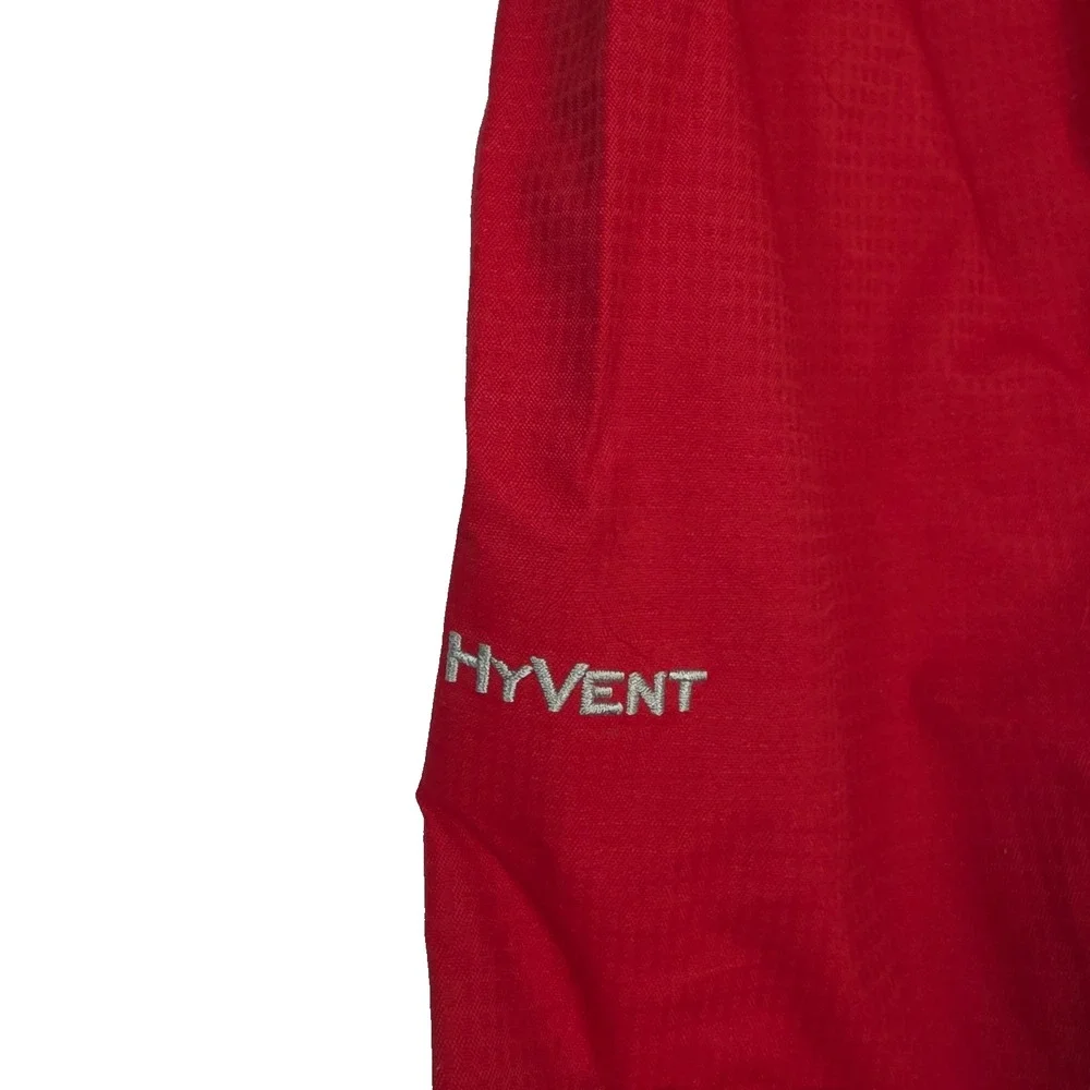 The North Face Jacket‎ Men's Black Red HyVent Windbreaker Vented Coat Medium